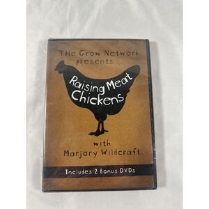 Raising Meat Chickens The Grow Network DVD 2 Bonus DVDs NEW SEALED